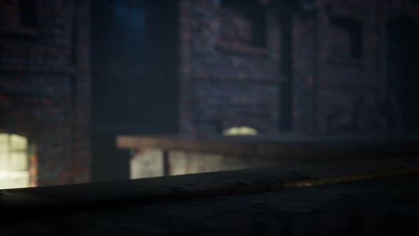 Ruins of a Very Heavily Polluted Industrial Factory alt