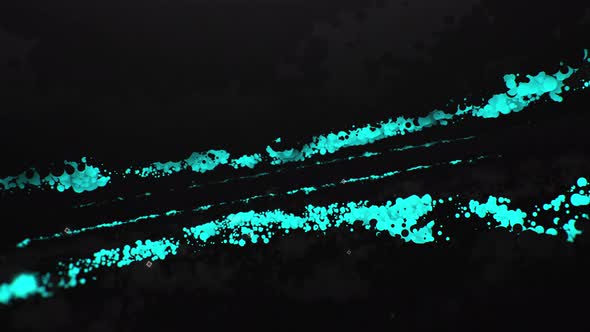 Scientific Background with Blue Neon Bubbles alt