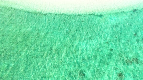 Turquoise Sea Water for Background, The Surface of Sea Water in a Tropical Lagoon