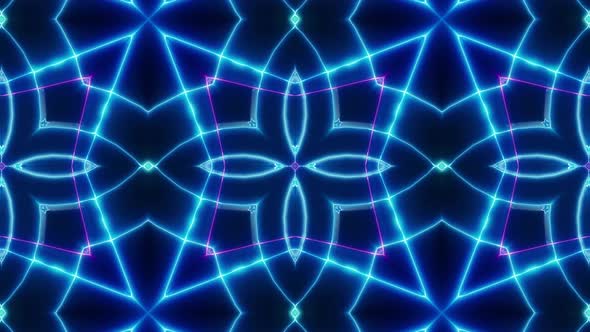 Retro Laser Beam Vj Kaleidoscope Loop 4K 04