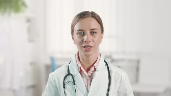 Doctor is Consulting a Patient in Hospital