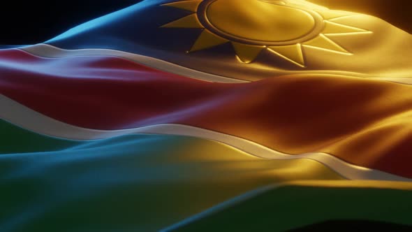 Namibia - Stylized Flag