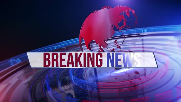 Breaking News Transition With  Alpha Channel alt