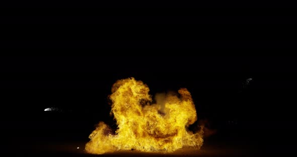 4K Explosion Sparks Splashing Special Effects Video 6