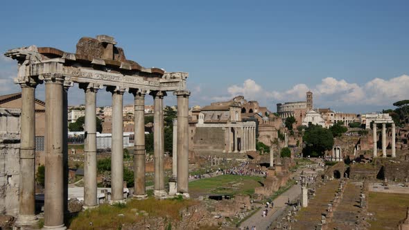 Roman Forum in Italy