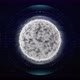 Realistic star surface with HUD interface. White star with hot plasma and nuclear fusion reactions. - VideoHive Item for Sale
