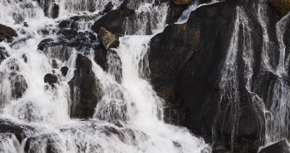 Hraunfossar Falls in Iceland