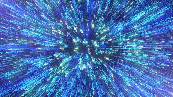 Colorful Fireworks Particles V37