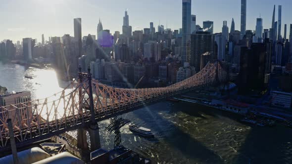 Roosevelt Island and Long Queensboro Bridge