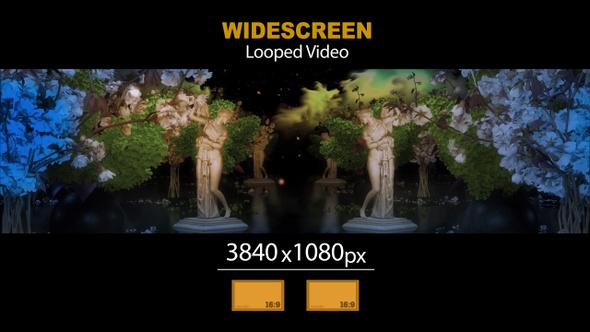 Widescreen Luxury Magic Garden Hall 05