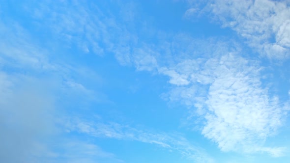 4K UHD : Sky Time lapse, Beautiful background, Sky Timelapse of horizon. Summer sky