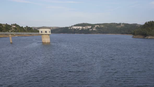 Castelo de Bode dam in Portugal