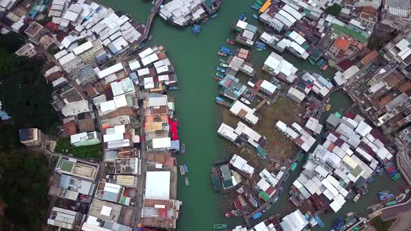 Fishing village in Hong Kong