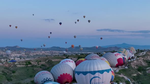 The Cappadocia region of Turkey is the most popular location in the world for hot air ballooning.