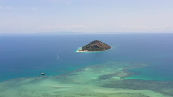 Tropical Islands and Blue Sea