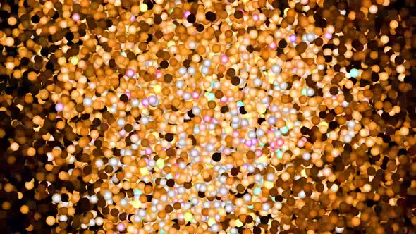 Glitter Vibrant Spheres Abstract Background Digital Rendering