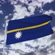 Nauru Flag With Sky 4k - VideoHive Item for Sale