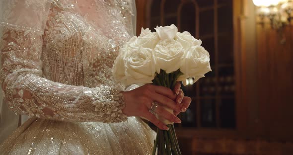 The Groom Extends His Hand To The Bride