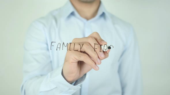 Family First, Writing On Screen