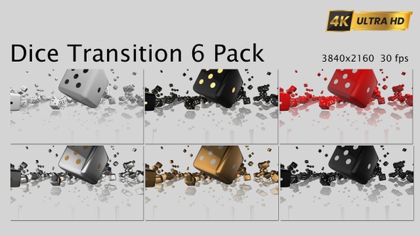 Dice Transition 6 Pack