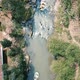 Aerial View People Rafting In The Local River In Java Indonesia - VideoHive Item for Sale