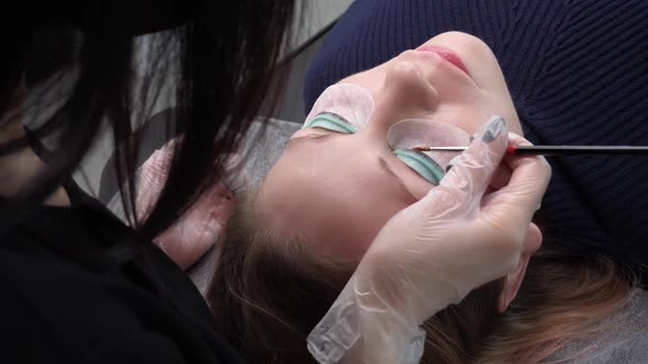 Process of Eyelash Care Procedure