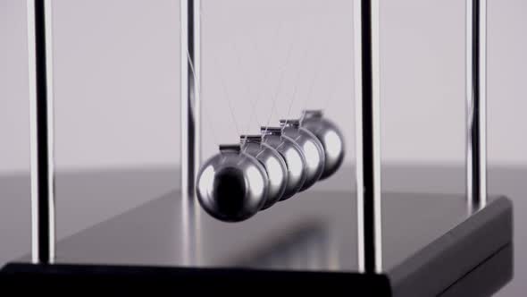 Newton's Cradle Slow Motion