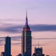 Day to Night Timelapse Sunset of Empire State Building with special light in Honor of Rare Disease D - VideoHive Item for Sale
