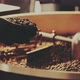 Man's Hand Pours Coffee Beans Near the Roaster - VideoHive Item for Sale