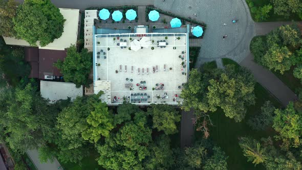 Summer Terrace of the Restaurant