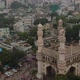 Aerial Montage of Charminar Mosque Minarets in Hyderabad, India - VideoHive Item for Sale