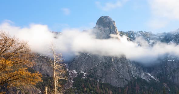 Landscape Clouds Time Lapse Yosemite