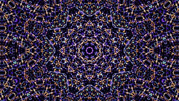 Bright abstract light governing full color, kaleidoscope