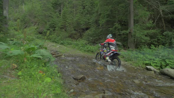 Motocross in the mountains