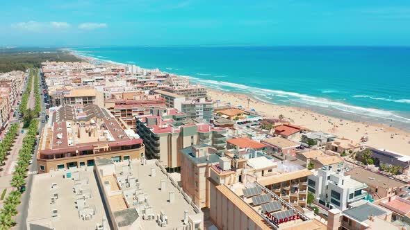 Aerial View. Costa Blanco Apartments Near Beach