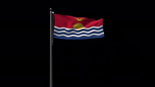 Kiribati Flag With Alpha 4K