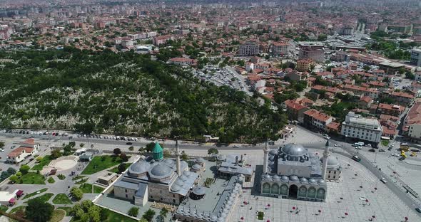 City And Mosque Aerial View 2