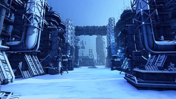 Movement through the infrastructure of the base alt