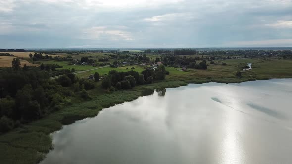 Yanovichskoe Lake And The Vymnyanka River 