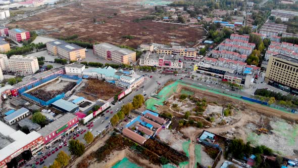 Massive Building Sites Construction in China