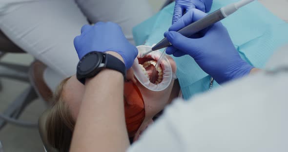 Dental Treatment in a Modern Dental Clinic