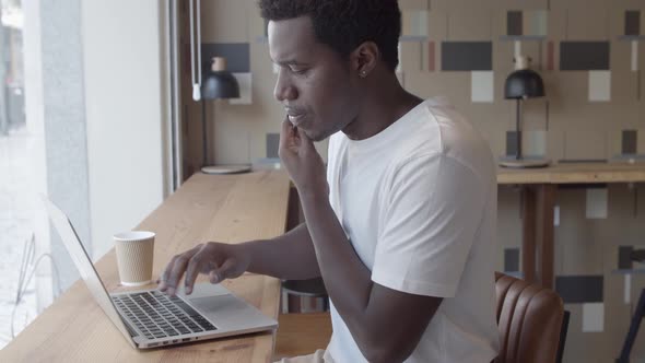 Confident African American Entrepreneur Talking on Phone