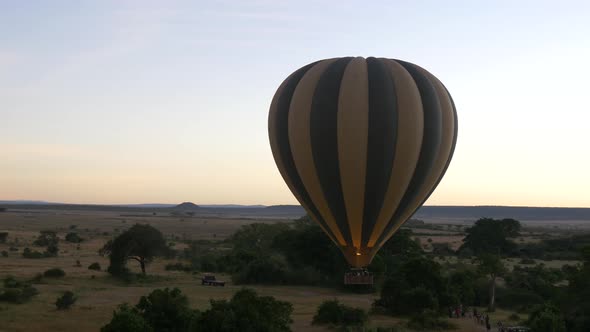 Hot air ballooning in Masai Mara