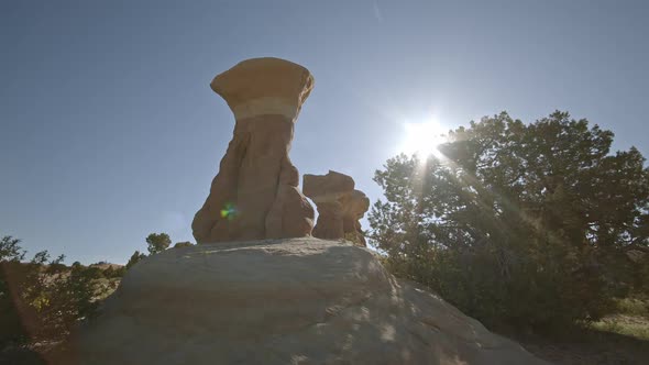 Hiking around hoodoos in Devils Garden Escalante