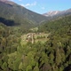 Small Village in Wilderness Between Mountains - VideoHive Item for Sale