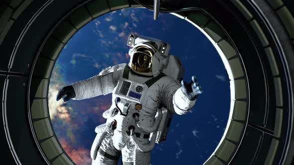 View From the Space Station Porthole alt