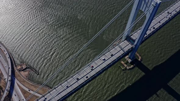 Aerial Inspection Verrazano Narrows Bridge