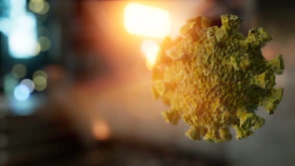 Coronavirus COVID 19 Quarantine on Empty City Streets alt