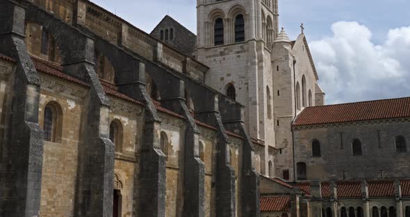 The Vezelay abbey, department of Yonne, region Bourgogne Franche Comte in France