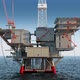 Oil Platform in Ocean - VideoHive Item for Sale